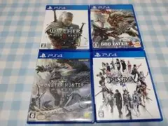 PS4 ウィッチャー３　ワイルドハント・ゴッドイーター３・モンハン・DDFFNT