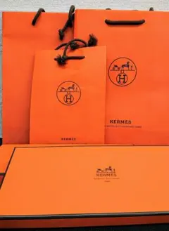 S エルメス HERMES 5点セット ショップ袋 ギフトボックス 紙袋 保存箱