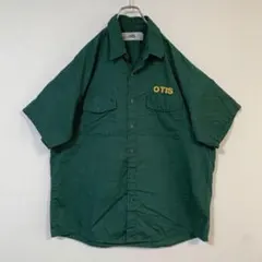 CINTAS 企業刺繍ロゴ ワーク半袖 シャツ XLサイズのサムネイル