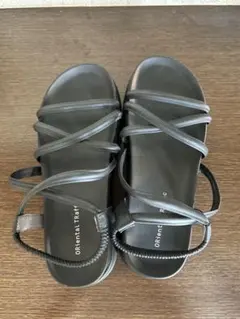 ORiental TRaffic ブラックサンダル Sサイズ