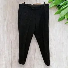 URBAN RESEARCH テーパードパンツ M 毛混合 アンクル丈 グレーのサムネイル