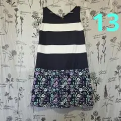 545 Gabardine K.T ノースリーブひざ丈ワンピース 13