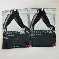 新品未使用ユニクロエアリズム　パフォーマンスサポートタイツ　ブラック　メンズ L
