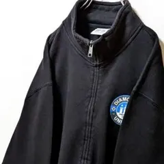 ラッセル ダイアモンドユナイテッド フルジップスウェット ブラック黒XL古着