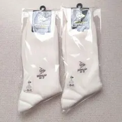 ダンロップ　レトロ　ソックス　2足セット　オフホワイト　メンズ靴下　ソックス