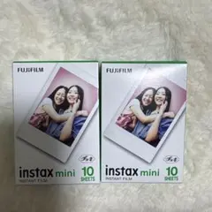 富士フイルム チェキ フィルム instax mini 10枚入(2個セット)