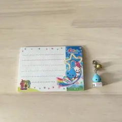【平成レトロ】しずくちゃん メモ帳・チャーム セット