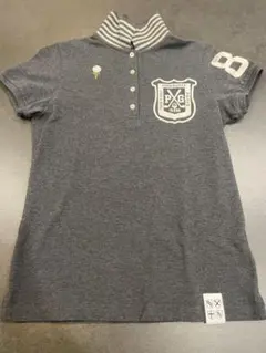 PEARLY GATES ゴルフシャツ サイズ0 グレー