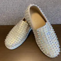 Christian Louboutin スリッポンスニーカー ホワイト