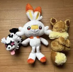 ポケモン　ぬいぐるみ　まとめ売り3点セット　おまけつき