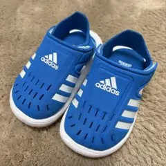 adidas サンダル 13cm ブルー 水陸両用