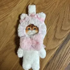 バッグチャーム、猫、ハンドメイド