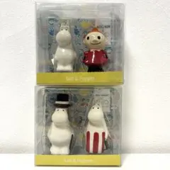 新品未開封 スタディオクリップ ムーミン ミィ パパ ママ 塩コショウ入れセット