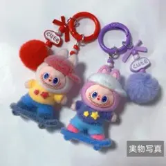 ✨超キュート✨ ラブブ キーホルダー✨ 2点セット 即購入OK❗️