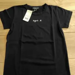 agnès b. ブラック Tシャツ 12 ans