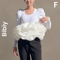 mieya mieya petit aplon top - メルカリ
