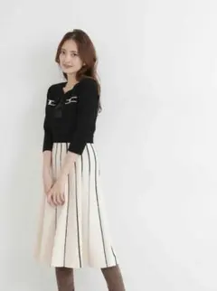 ❰美品❱JILL by JILL STUART シフォンタイニットワンピース