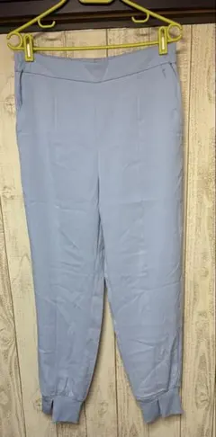 GU スリットジョガーパンツ　ブルー　XL