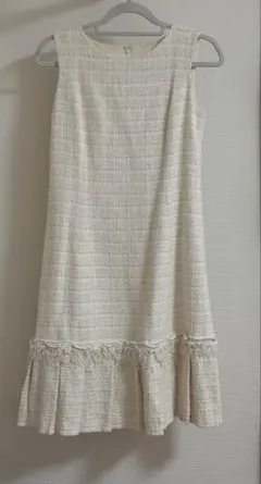 ANAYI 膝丈ツイードワンピース⭐︎Aライン