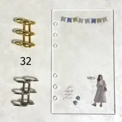 ✨みち様専用✨A6 アクリルレジンバインダー　リング付き　韓国　貯金