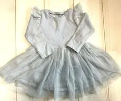 ベビー フォーマル ロンパース ワンピース 90 チュール 入園式 結婚式