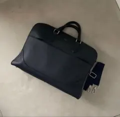ペッレモルビダ レザー ビジネスバッグ 2way ショルダー ネイビー