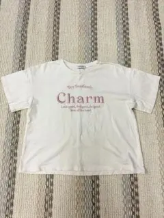 ロゴ刺繍入り 半袖Tシャツ ホワイトのサムネイル
