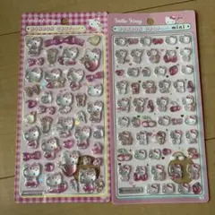 【正規品】サンリオ　キティ　ピンク　ボンボンドロップシール　ミニ　第二弾