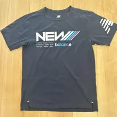 New Balance ランニング Tシャツ M ダークグレー