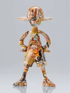 ワンピース　ルフィズ　1000 LOGS art canvans 輸送箱未開封