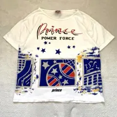 プリンス Tシャツ テニス 90s ヴィンテージ テニスボールプリント M