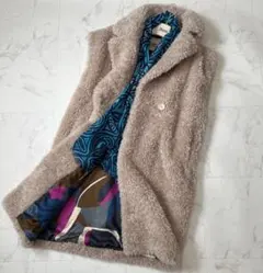 ✨美品✨ヘルノHERNO カーリー オーバーサイズ ウェストコート ベスト ジレ