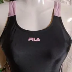 FILA スカート付きタンク水着 ブラック/ピンクのサムネイル