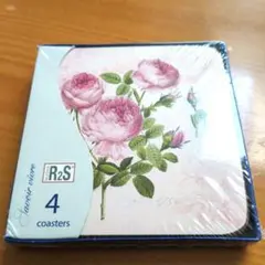 花柄コースター 4枚セット R2S