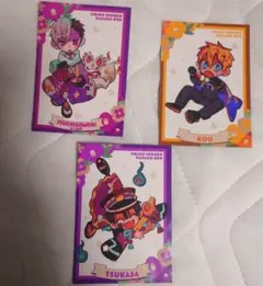 花子くんミュージアム　特典イラストカード　3点