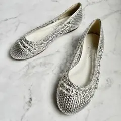 ダイアナ メッシュ フラットシューズ シルバー 23 春夏 人気