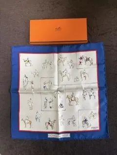 HERMES カレ VOYAGE AU NIGER スカーフ 45