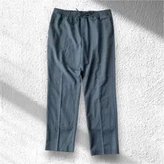 【エイチアンドエム】イージーパンツ 綿混 センタープレス ウエストゴム M