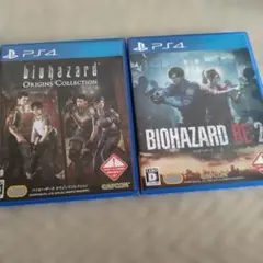 PS4ソフト バイオハザードRE2 RE4 2本セット - メルカリ