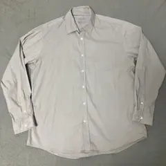 【美品】BROWNY長袖シャツ　ミルクティー色　M