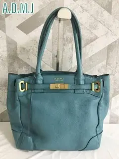 【良品】ADMJ エーディーエムジェイ レザー トートバッグ ショルダーバッグのサムネイル