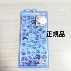 【国内正規品】ボンボンドロップシール　ステッカー　ブルー　ねこ