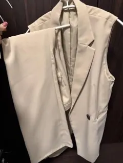 GUセットアップ ベージュ