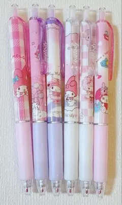 【新品】サンリオ マイメロディ ボールペン 6本セット