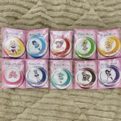 明治　美少女戦士セーラームーン　缶ミラー　コンプリート　セット　セブンイレブン