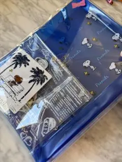 スヌーピー A4サイズポーチ 新品未使用シール16枚まとめ売りセット