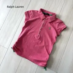Ralph Lauren ピンク×グリーン キッズポロシャツ 130 cm