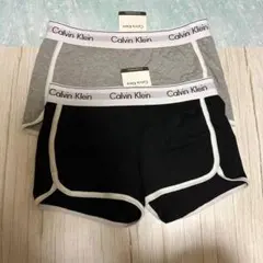 未使用 Calvin Klein ショートパンツ 2枚セット下着 M