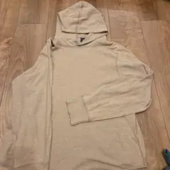 00s　OLDGAP XL ベージュ　フード付きパーカー短丈