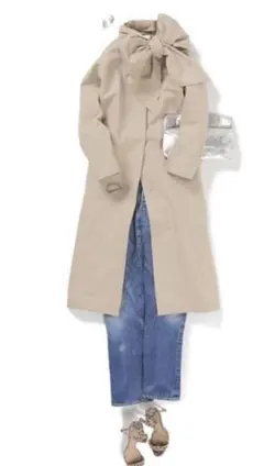 サードマガジン　即完売！リボン2wayコート